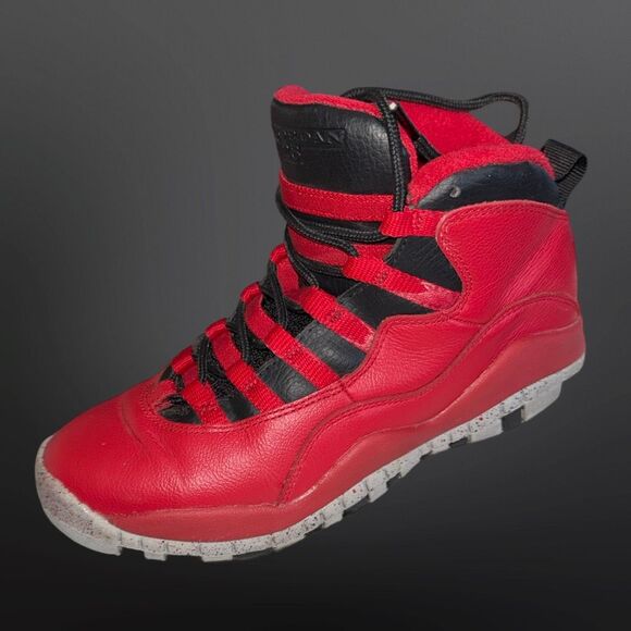 2014 Youth Air Jordan 10 Retro BG ‘Bulls Over Broadway’ (GS) 705179-601 Size 5 - Picture 7 of 11